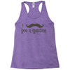 mustache Racerback Tank