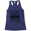 Born In February Racerback Tank