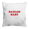 badass baby Throw Pillow