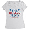 The Human Fund Money For People Women's Triblend Scoop T-shirt