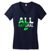 all natural Women's V-Neck T-Shirt