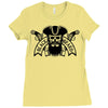 black beard Ladies Fitted T-Shirt