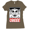 obeee Ladies Fitted T-Shirt