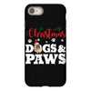 christmas dogs and paws iPhone 8