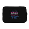 don't be jealous just because i'm a super cute november girl Laptop sleeve