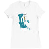 why so british Ladies Fitted T-Shirt
