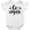 go vegan 2 Baby Bodysuit