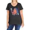 turtle turtleneck Ladies Curvy T-Shirt
