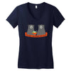 you don't win friends with salad Women's V-Neck T-Shirt