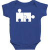 rude jigsaw ideal birthday present or gift Baby Bodysuit