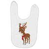 christmas deer Baby Bibs