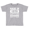 made in 1978 40 years of being awesome Toddler T-shirt