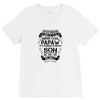 Super Cool Papaw Of A Freaking Awesome Son V-Neck Tee