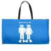 never dive alone scuba diving Weekender Totes