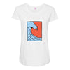 Wave Maternity Scoop Neck T-shirt