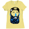 pirate beard Ladies Fitted T-Shirt