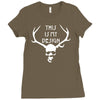 this is my design funny retro hannibal season horror vintage Ladies Fitted T-Shirt