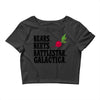 bears beets battlestar galactica Crop Top