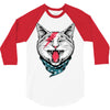 cat rock 3/4 Sleeve Shirt
