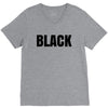 black V-Neck Tee