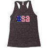 american freedom flag Racerback Tank