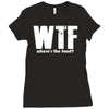 where's the food Ladies Fitted T-Shirt