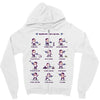 ray gun Zipper Hoodie