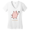 instaham Women's V-Neck T-Shirt