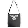 pirate tee skull crossbones Adjustable Strap Totes