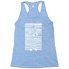 banksy prisoner barcode Racerback Tank