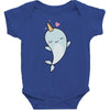 cute kawaii narwhals are cute Baby Bodysuit