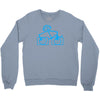 dj club,dance,rave,music,house,cool,funny,retro Crewneck Sweatshirt