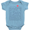 mountain line Baby Onesie