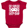 space alien qr code Baby Bodysuit
