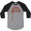 vampire lips 3/4 Sleeve Shirt
