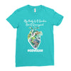 my body is a garden, not a graveyard black Ladies Fitted T-Shirt