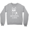 no drama llama Crewneck Sweatshirt
