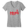 biking is dope Women's V-Neck T-Shirt