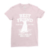 Best Friend Bull Terrier Ladies Fitted T-Shirt