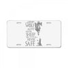 thrones wolf License Plate