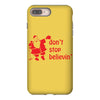 don't stop believin funny christmas iPhone 8 Plus