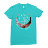 Space Skeleton Ladies Fitted T-Shirt