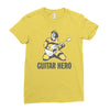guitar hero Ladies Fitted T-Shirt