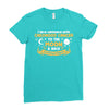 I Love Someone with Childhood Cancer to The Moon and Back to Infinity Ladies Fitted T-Shirt