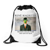 René Magritte The Son Of Man Drawstring Bags