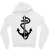 anchor sailor t shirt fashion cross top tee nautical tshirt retro tatt Zipper Hoodie