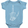skeleton hand Baby Onesie