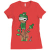 organic pirate Ladies Fitted T-Shirt