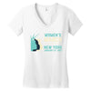 Women's March New York Women's V-Neck T-Shirt