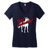 don't stop believing unicorn Women's V-Neck T-Shirt